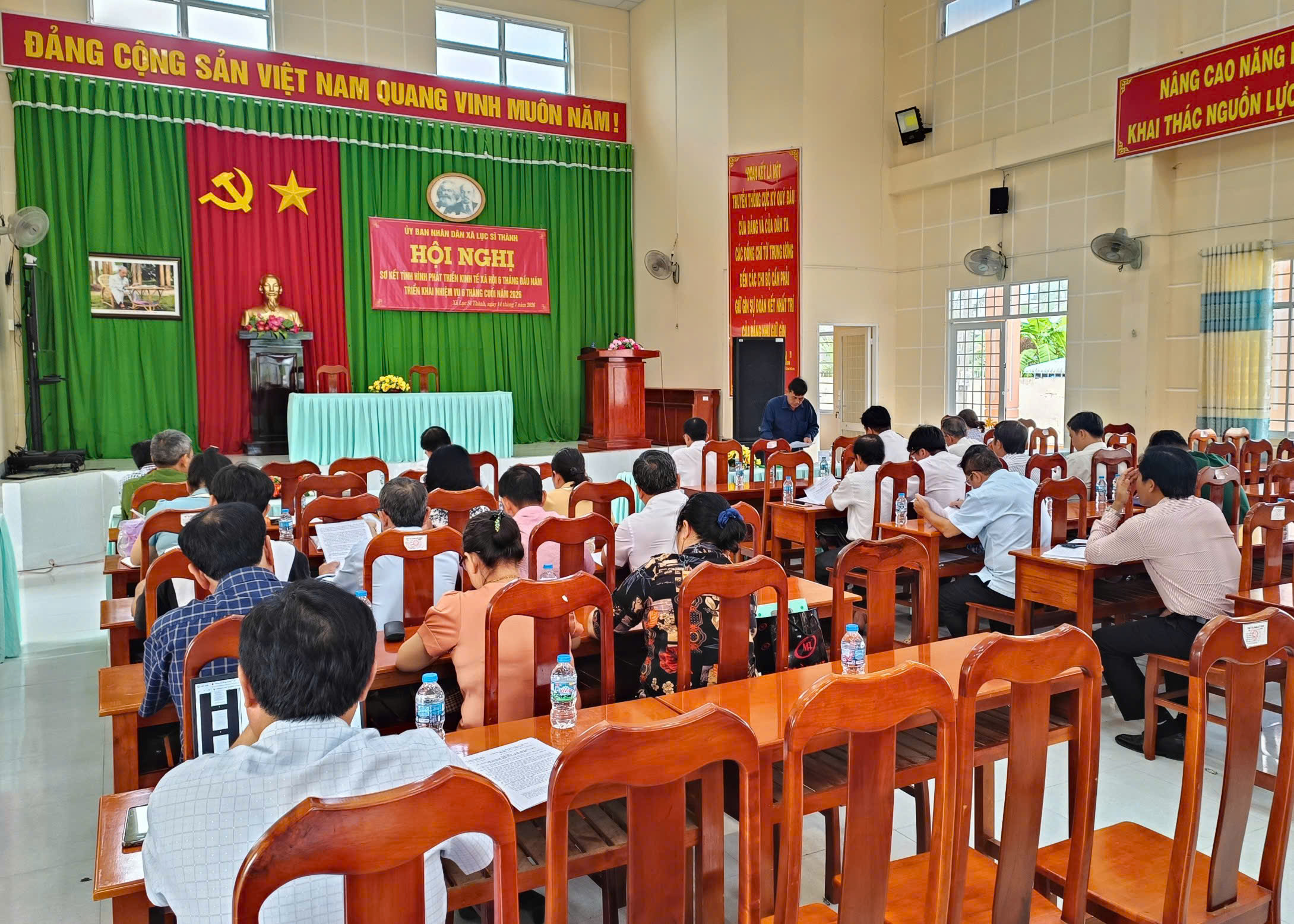 Xã Lục Sĩ Thành sơ kết tình hình phát triển kinh tế - xã hội 6 tháng đầu năm 2026