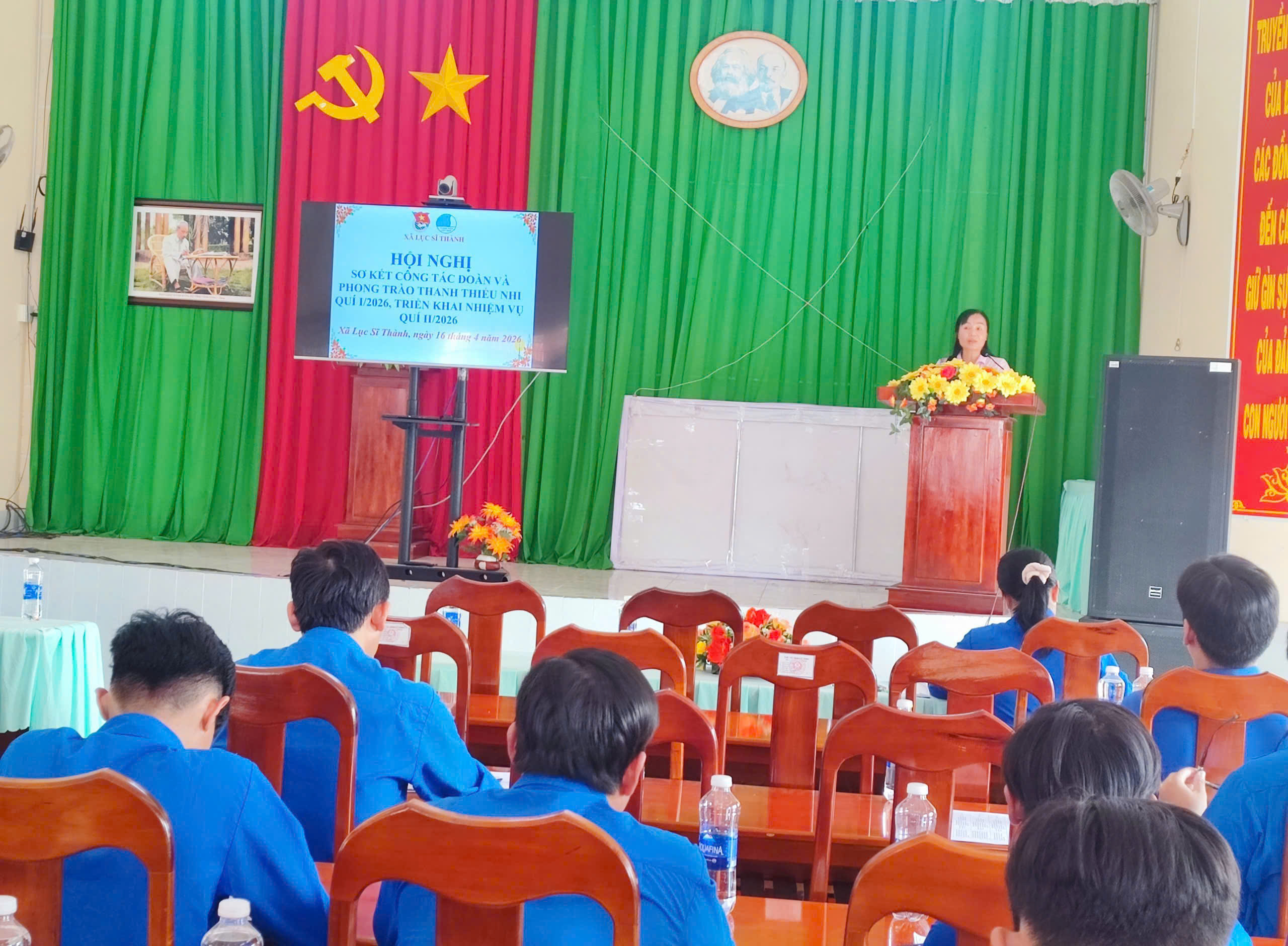 Xã Lục Sĩ Thành sơ kết công tác Đoàn và phong trào thanh thiếu nhi quý I năm 2026