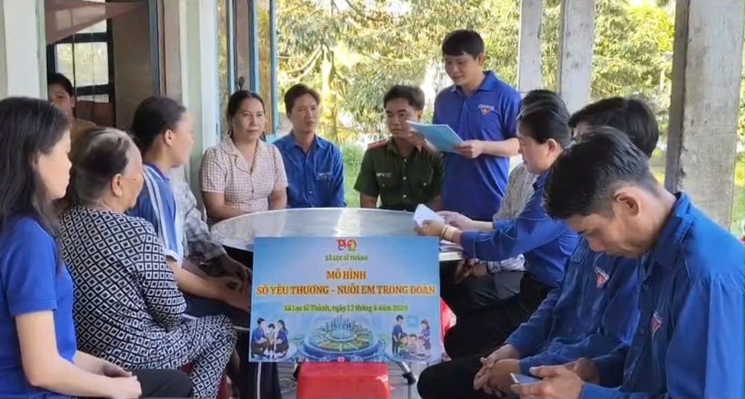 Lan tỏa yêu thương từ mô hình “Vé số yêu thương – Nuôi em trong Đoàn”