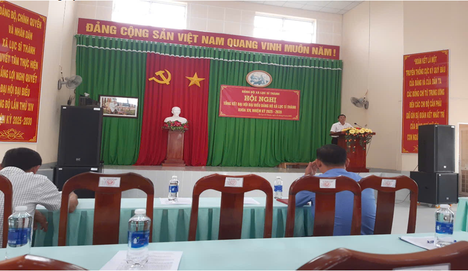 Tổng kết Đại hội đại biểu Đảng bộ xã Lục Sĩ Thành lần thứ XIV, nhiệm kỳ 2025 -2030