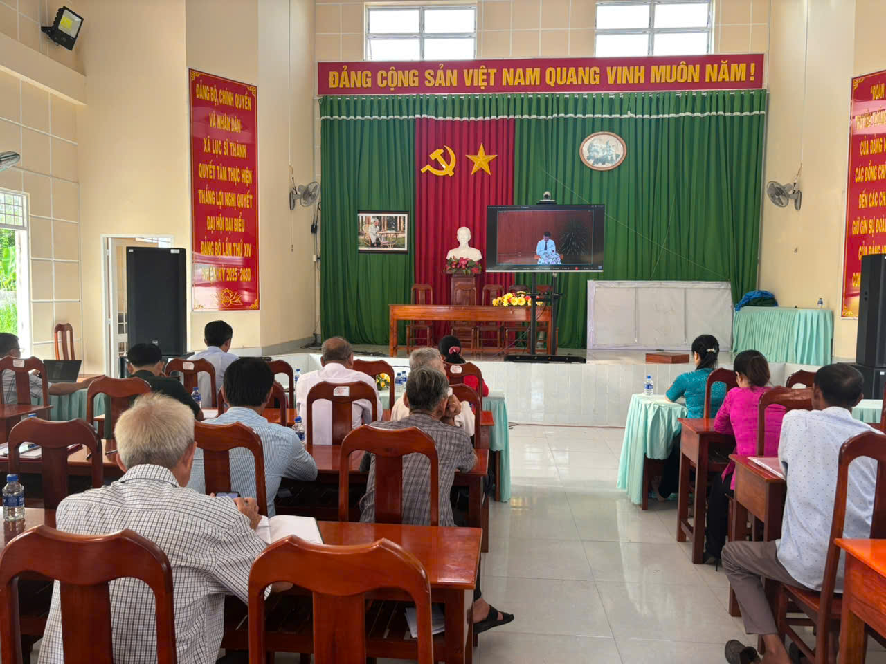Xã Lục Sĩ Thành tham dự Hội nghị quán triệt, triển khai Nghị quyết Đại hội đại biểu toàn quốc MTTQ Việt Nam lần thứ XI