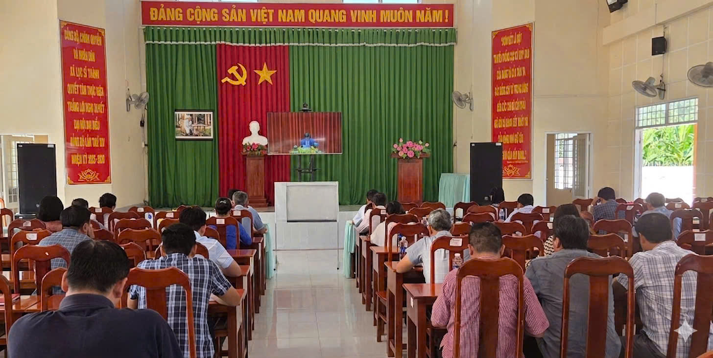 Xã Lục Sĩ Thành tham dự lớp bồi dưỡng nâng cao năng lực, xử lý tình huống thực tiễn đối với đội ngũ cán bộ cơ sở